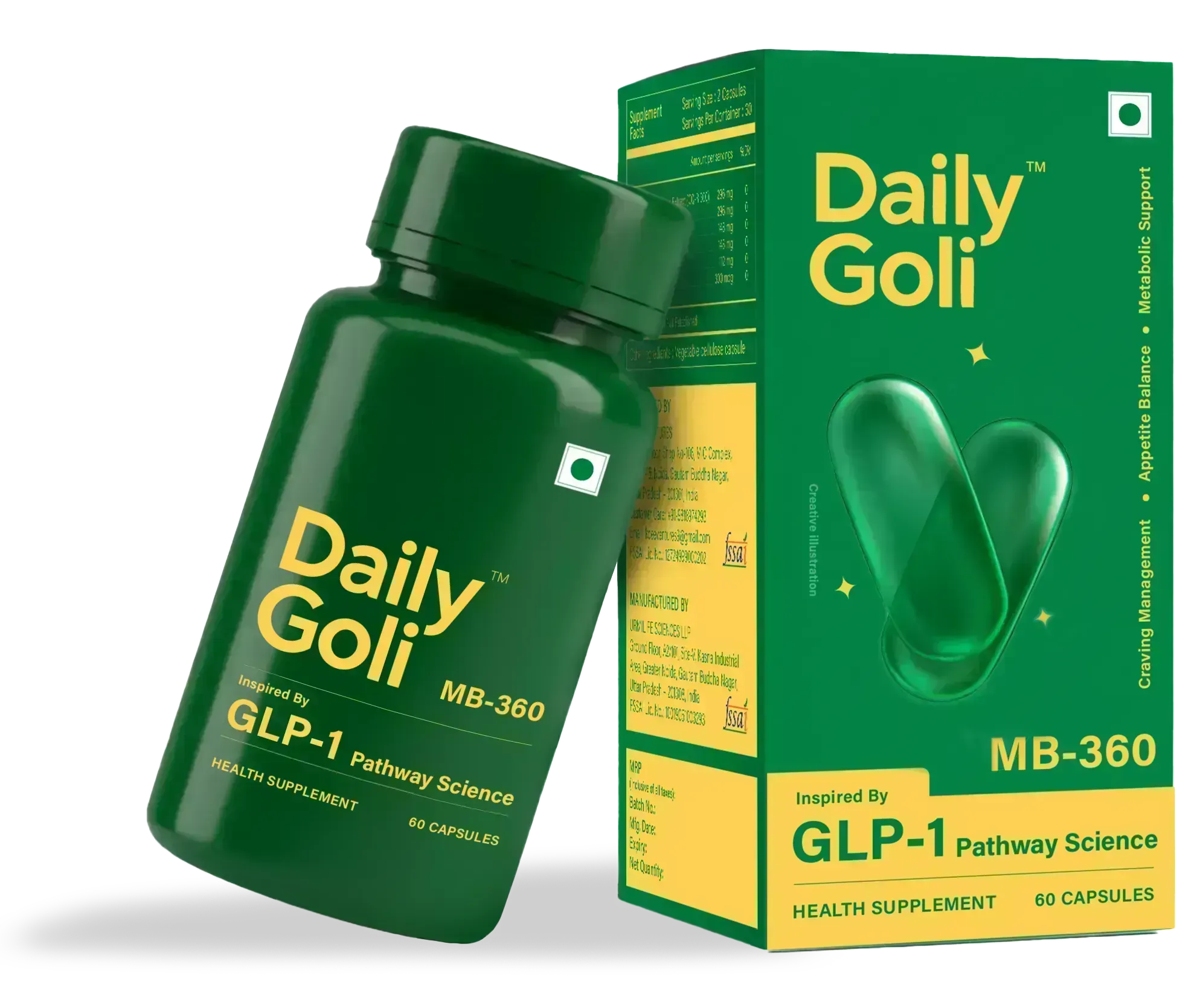 Daily goli MB-360 main product image